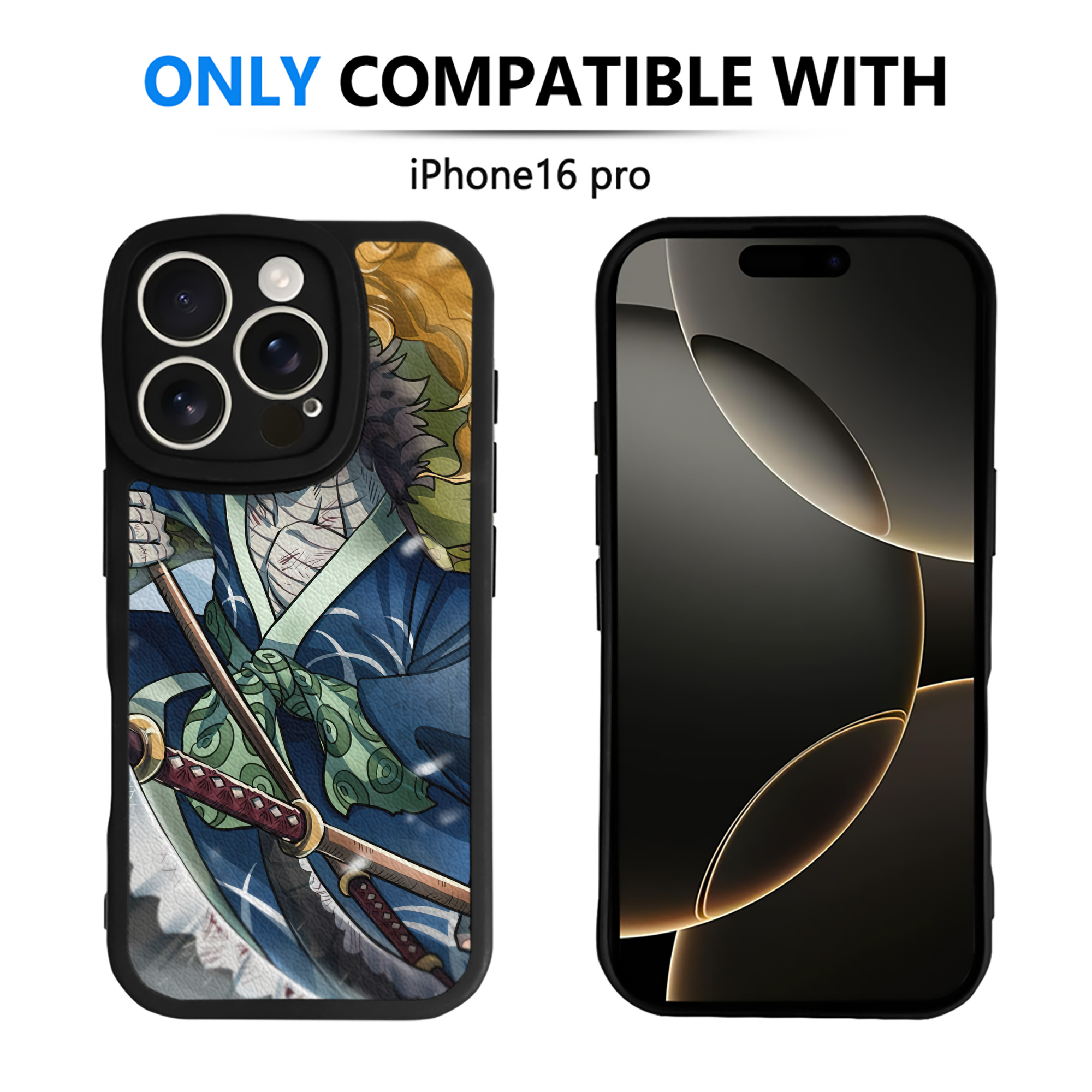 （画像用） ワンピース ONE PIECE 【iPhone 16シリーズ対応】シリコンスマホケース（レザー調） 材質：シリコン